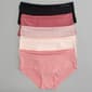 Womens Laura Ashley&#174; 5pk. Brushed Hipster Panties LS56826-5PKP - image 2