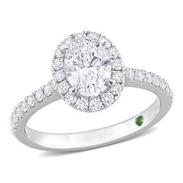 Diamond Classics&#40;tm&#41; 1.5ctw. Diamond 14kt. White Gold Halo Ring