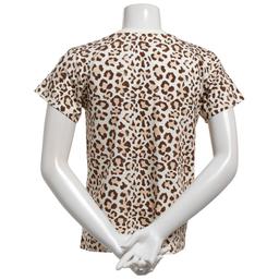 Juniors C-Life Glitter Fender Leopard Boyfriend Tee