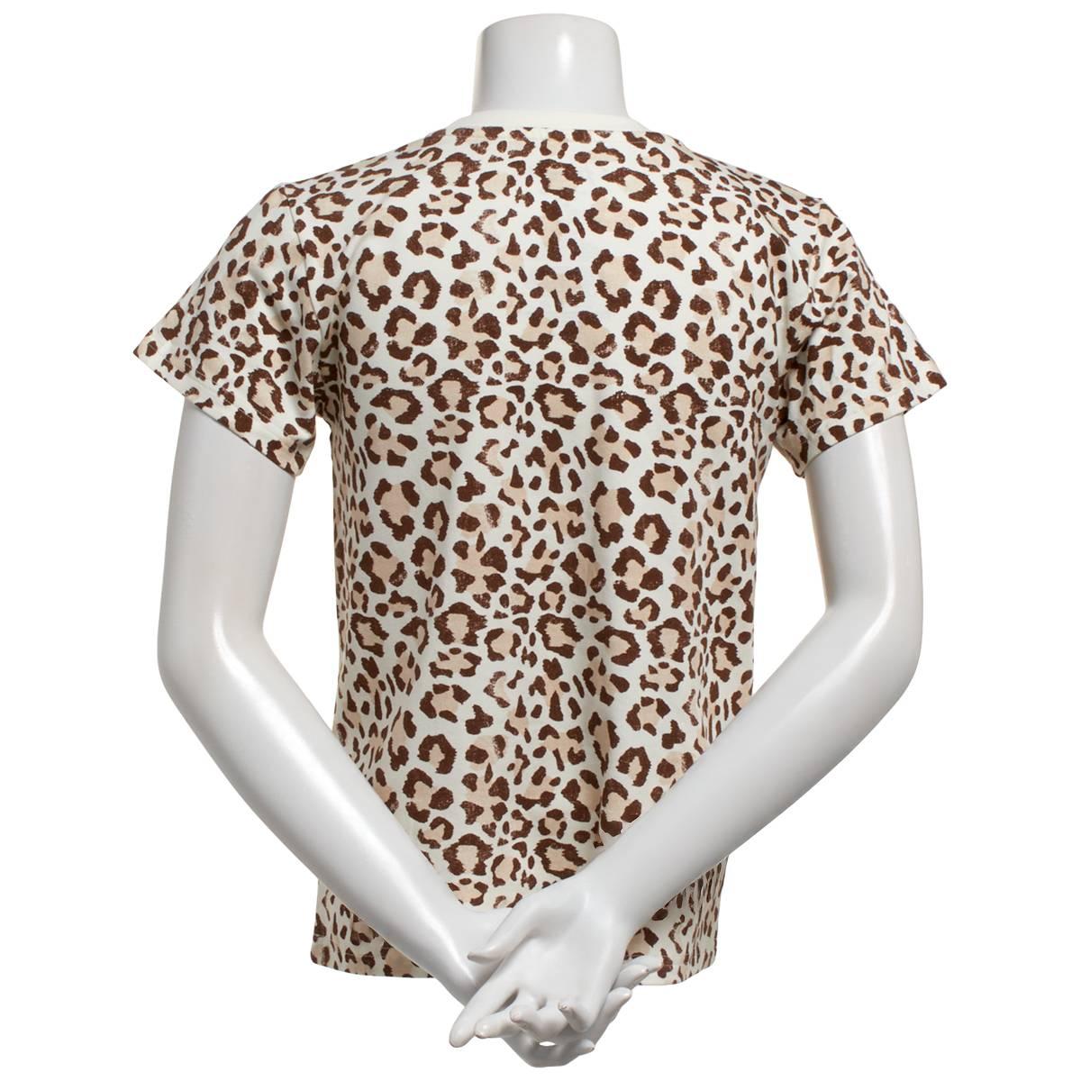 Juniors C-Life Glitter Fender Leopard Boyfriend Tee