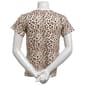 Juniors C-Life Glitter Fender Leopard Boyfriend Tee - image 3
