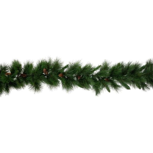 Northlight White Valley Pine Cones Artificial Christmas Garland