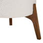 Baxton Studio Elkie Japandi Wood Ottoman Footstool - image 3