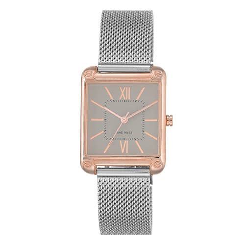 Womens Nine West Stainless Steel Bracelet Watch -...