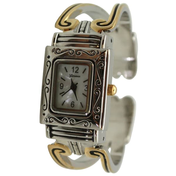 Womens Olivia Pratt(tm) Swirl Details Bangle Women Watch - H10014 - image 