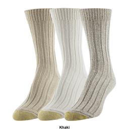 Womens Gold Toe® 3pk. Weekender Crew Socks