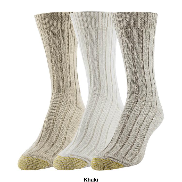 Womens Gold Toe® 3pk. Weekender Crew Socks