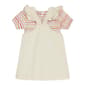 Toddler Girl 7 For All Mankind&#174; Denim Jumper & Stripe Bodysuit - image 3