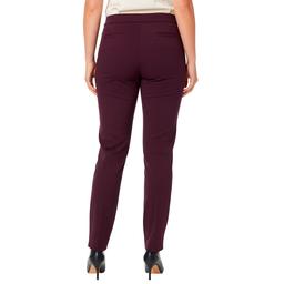 Plus Size Briggs Solid Elastic Waist Welt Pocket Pants