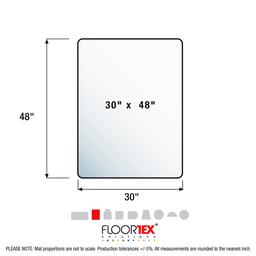 Floortex® Cleartex® Polymer Chair Mat for Carpets up to 3/8in.