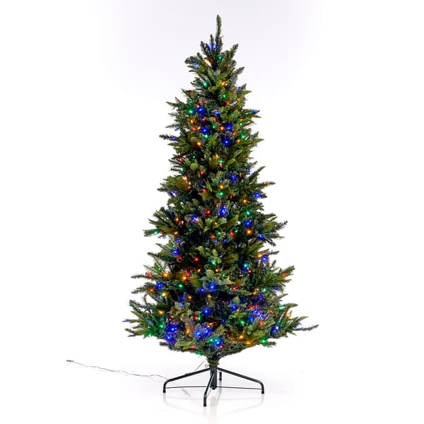 7.5ft. Canyon Road Pine LED Pre-Lit Life-Like Christmas Tree - image 