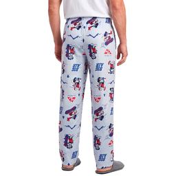 Mens Disney Snowboard Mickey Silky Fleece Pajama Pants