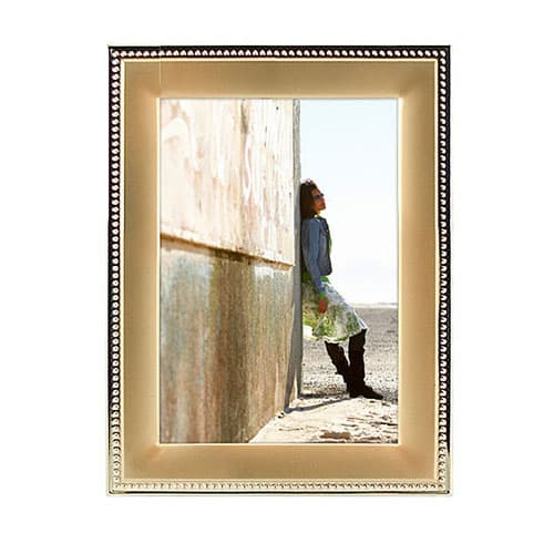 Malden Two Tone Gold Bead Metal Frame - 5x7 - image 