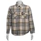 Mens Mountain Ridge Flannel Jacket - Tan/Grey - image 1