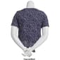 Womens Architect&#174; Short Sleeve Floral Tie Hem Front Blouse - image 2