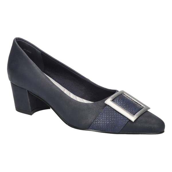 Womens Easy Street Cider Block Heel Pumps