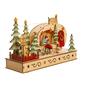 Kurt S. Adler 7in. Wooden Light Up Camping Scene - image 2