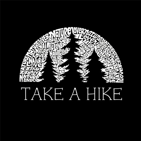 Womens LA Pop Art Nature Lover Word Art T-Shirt