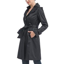 Womens BGSD Waterproof Belted Trench Coat