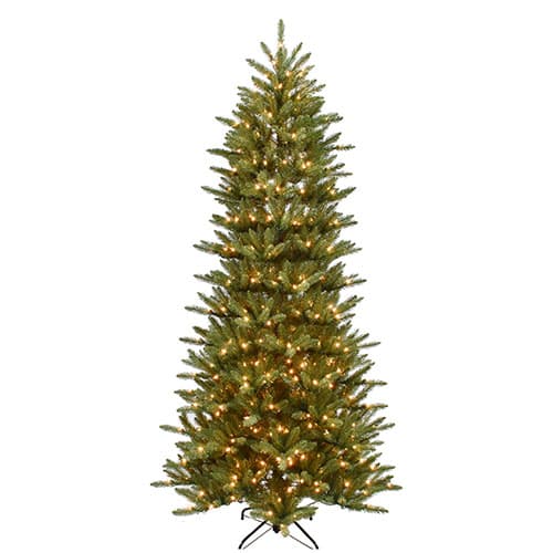 Franklin Fir 10ft. Pre-Lit Slim Christmas Tree