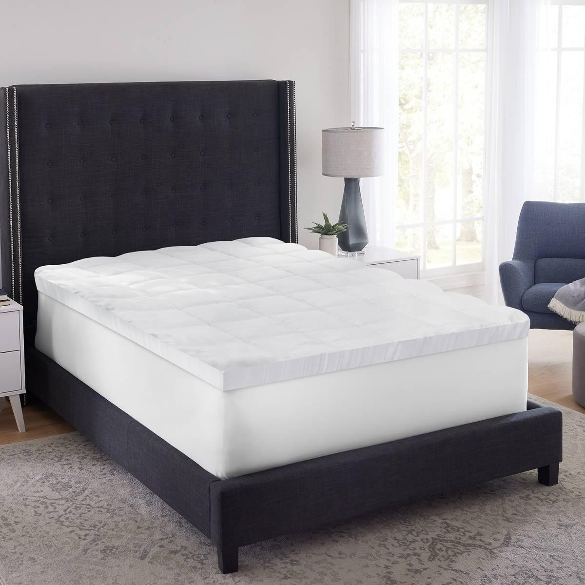 Bodipedic™ 4in. Hybrid Foam & Fiber Mattress Topper