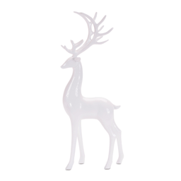 Melrose Standing Winter Deer Figurines - Set of 2