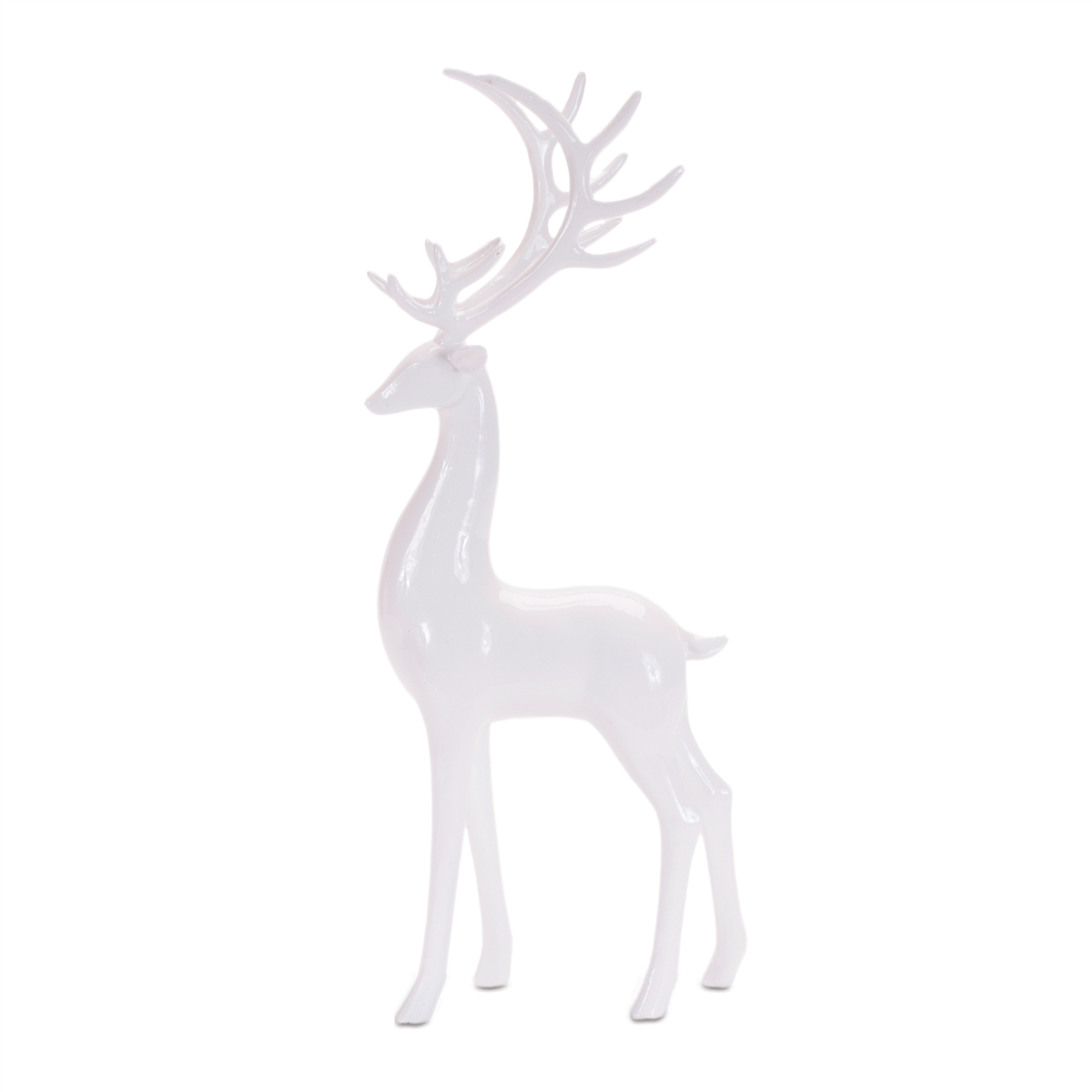 Melrose Standing Winter Deer Figurines - Set of 2