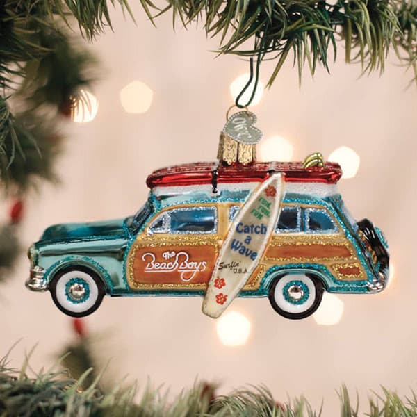Old World Christmas Beach Boys Woody Ornament - image 