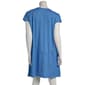 Womens Ellen Tracy Short Sleeve Geometric Nightgown - image 3
