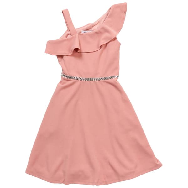 Girls &#40;7-16&#41; Speechless&#174; Cold Shoulder Two Pocket Skater Dress - image 
