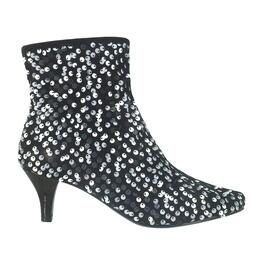 Womens Impo Naja Sequin Stretch Ankle Booties