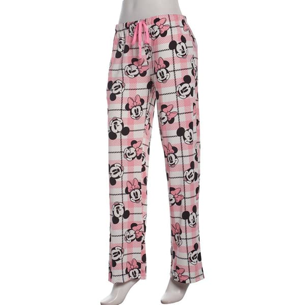 Juniors MJC Mickey & Minnie Wink & Smile Pajama Pants - image 