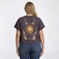 Juniors Plus Attitude Not Included Embroidered Optic Wash Tee - image 2
