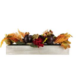 Northlight Seasonal 24in. Autumn Harvest 3-Piece Candle Holder