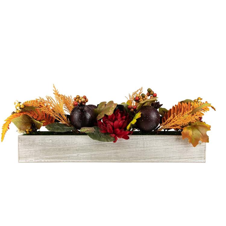 Northlight Seasonal 24in. Autumn Harvest 3-Piece Candle Holder