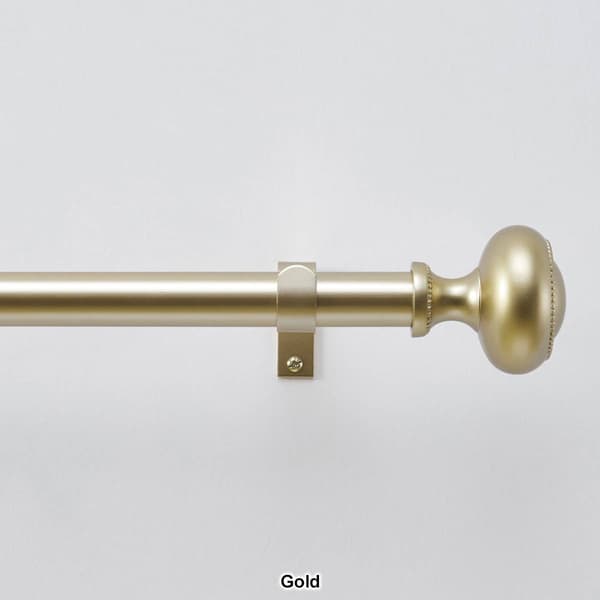 DKNY Barrett 66in. Curtain Rod Set