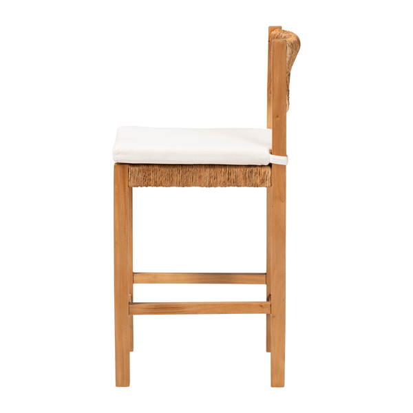 bali & pari Pava Woven Seagrass Counter Stool
