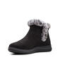 Womens Clarks® Breeze Fur Ankle Boots - Black - image 2