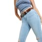 Juniors YMI® Mid Rise Ripped Bootcut Jeans with Western Belt - image 4