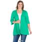 Plus Size 24/7 Comfort Apparel Extended Length Open Cardigan - image 6