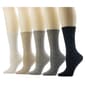 Womens Cuddl Duds 5pk. Rib Welt Crew Socks - image 1