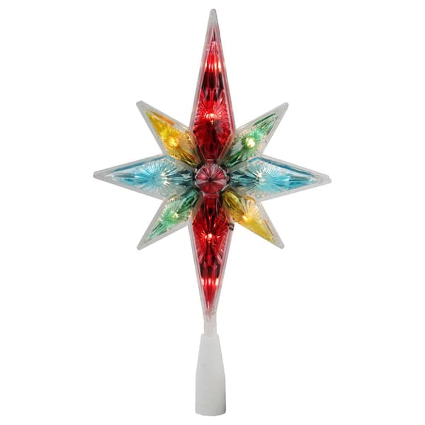 Northlight Seasonal 10.75in. Multi Star of Bethlehem Tree Topper