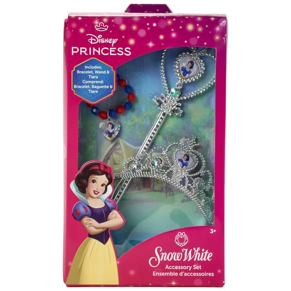 Disney Princesses 3pc. Snow White Tiara Wand & Bracelet Set - image 