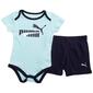 Baby Boy &#40;NB-9M&#41; Puma&#40;R&#41; Logo Bodysuit & Shorts Set - image 1