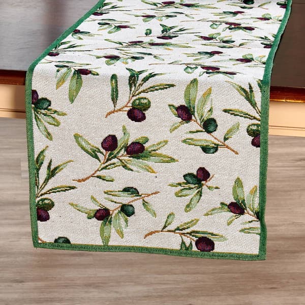 Basil & Bloom Olives Runner - 16x90 - image 