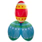 Northlight Seasonal 4ft. Inflatable Easter Eggs Outdoor Decor - image 2