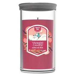 Yankee Candle(R) Santa on Skis 14.25oz. Pillar Candle