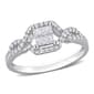 Diamond Classics(tm) 10kt. White Gold 1/2ctw. Diamond Crossover Ring - image 1