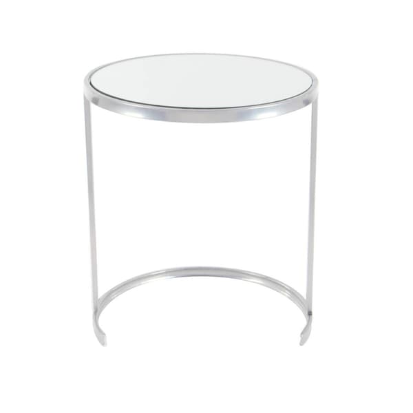 9th & Pike® Silver Tin Contemporary Accent Table - Set of 3