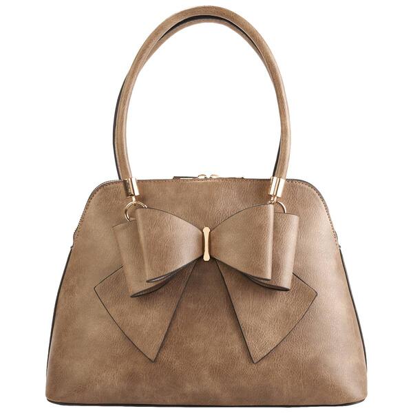 DS Fashion NY Bow Dome Satchel - image 